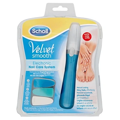 Abbildung von Scholl Velvet Smooth Elektronisches Nagelpflegesystem, blau, 1 Stück