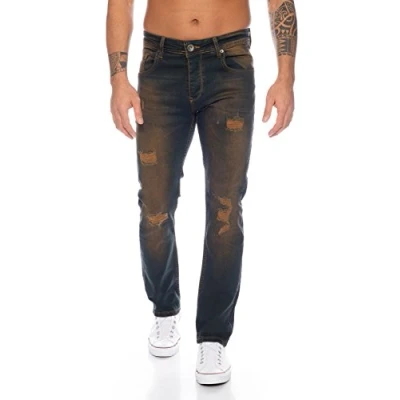 Abbildung von Rock Creek Herren Jeans Dirty Wash RC 329 [W38 L38]