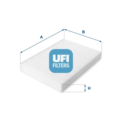 Abbildung von UFI 53.206.00 Innenraumfilter Partikelfilter 272 195 35 VOLVO: XC60 I, V60 S80 II, LAND ROVER: Range Rover Evoque, Freelander 2 Off Road