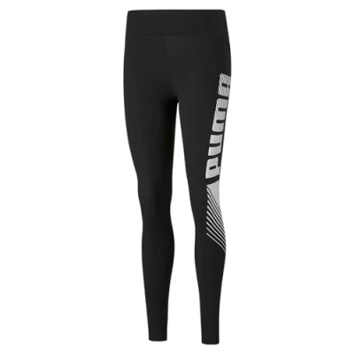 Abbildung von PUMA Damen, ESS Graphic Leggings Leggings, schwarz, XL