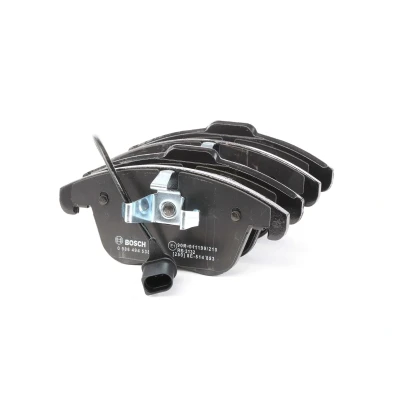 Abbildung von BOSCH 0 986 494 538 Bremsbelagsatz Low Metallic mit integriertem Verschleißsensor Kolbenclip, Anti Quietsch Blech AUDI: A5 B8 Coupe kfzteile,