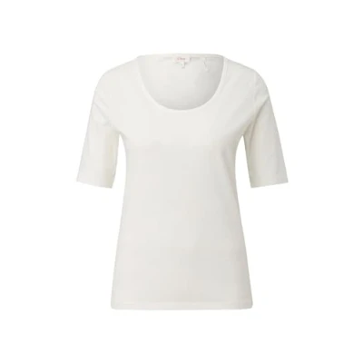 Abbildung von s.Oliver Damen 2142196 T Shirt, 210 creme, 44