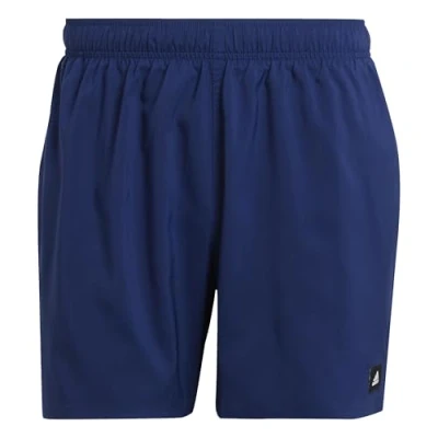 Abbildung von adidas Herren Solid CLX Short Length Swim Shorts, Dark Blue/Black, S