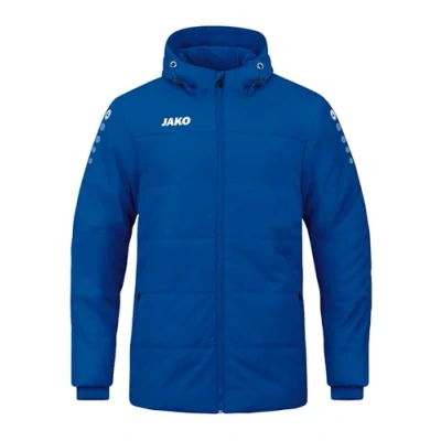Abbildung von JAKO Unisex Kinder Team Mit Kapuze Coachjacke, Royal, 152 EU
