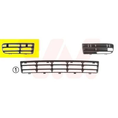 Abbildung von VAN WEZEL 5888592 Lüftungsgitter vorne rechts VOLKSWAGEN: Golf 4, 4 Variant