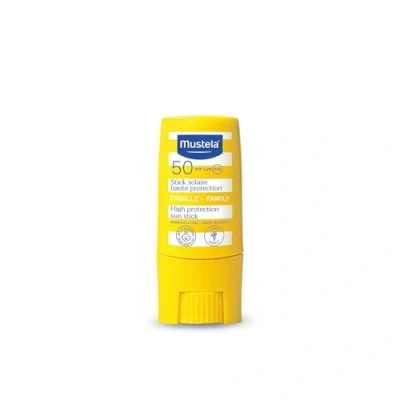 Abbildung von Mustela Stick Solare Protezione Molto Alta SPF50+ Viso e Labbra Bimbi, 10ml