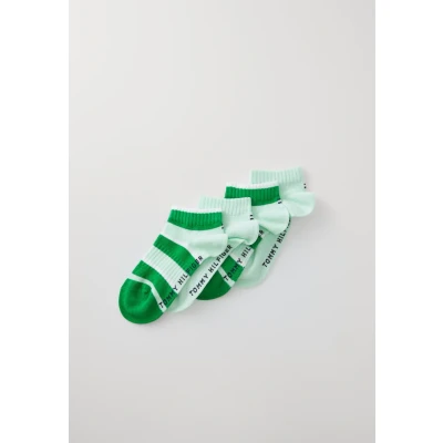 Abbildung von Tommy Hilfiger KIDS Sneaker Unisex 4 PACK Socken für Kinder, Größe: 35 38, Green