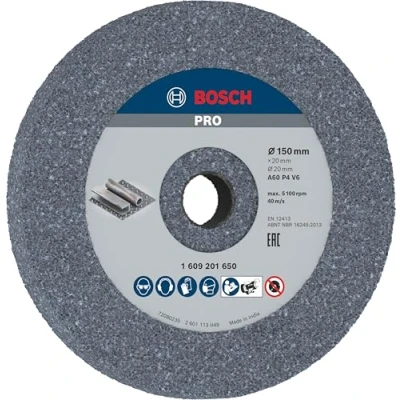 Abbildung von Bosch 1x PRO Grinding Longlife Scheiben für Doppelschleifmaschine und 20‑mm Bohrung (für Stahl, Ø mm, Professional Zubehör Schleifmaschine)