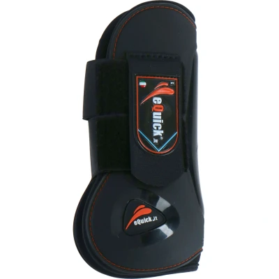 Abbildung von eQuick Sehnenschutz eLight Front Schwarz Warmblut