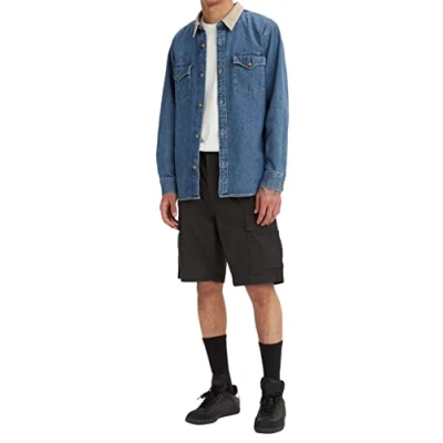 Abbildung von Levi&#039;s Carrier Shorts, Herren, Größe: 31, Graphite ripstop