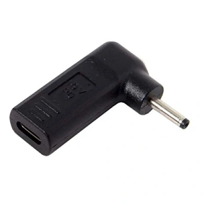 Abbildung von chenyang CY USB 3.1 Type C to DC 3.0 * 1.1mm Adapter Emulator Trigger 90 Degree Angled