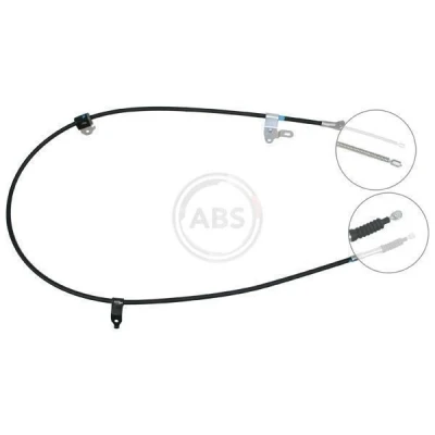 Abbildung von A.B.S. K19328 Handbremsseil 1688 Scheibenbremse für Links /Rechtslenker TOYOTA: Corolla IX Hatchback, Verso