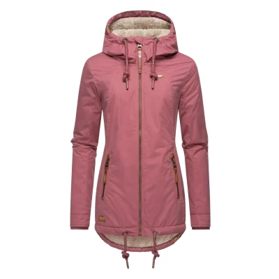 Abbildung von Ragwear Zuzka Wintermantel, Damen, Größe: XL, Dusty rose