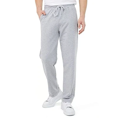 Abbildung von COMEOR Jogginghose Herren Baumwolle Sweathose Lange Sport Hose Jogger Trainingshose Herren, Relaxing (Grau, L)