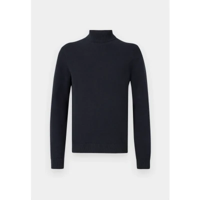 Abbildung von Selected Homme Slhdane Structure ROLL NECK Strickpullover, Herren, Größe: Small, Sky captain