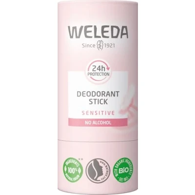 Abbildung von WELEDA Bio 24h Deo Stick Sensitiv Naturkosmetik Deodorant mit zartem Amyris &amp; Mimose Duft. Natürlicher Deostick schützt zuverlässig vor Körpergeruch ohne Aluminiumsalze (vegan, 50g)