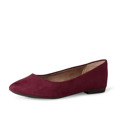 Abbildung von Amazon Essentials Damen Ballerinas mit spitzem Zehenbereich, Maronibraun, 39 EU