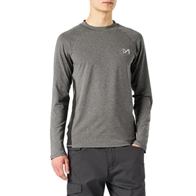 Abbildung von MEETYOO Kompressionsshirt Herren, Funktionsshirt Langarm Fitnessshirt Männer Sportshirt Atmungsaktiv Laufshirt für Laufen Jogging Sport Turnhalle