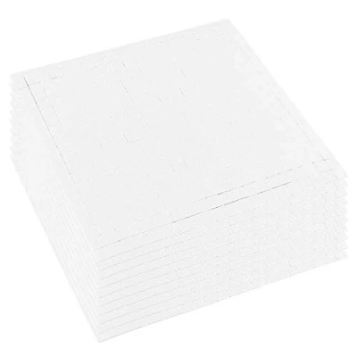Abbildung von 4000 Schaumklebepads, 5 x mm, 3 D Klebepads, doppelseitig klebend, 10 Bogen à 400 Stück (weiß, 2)