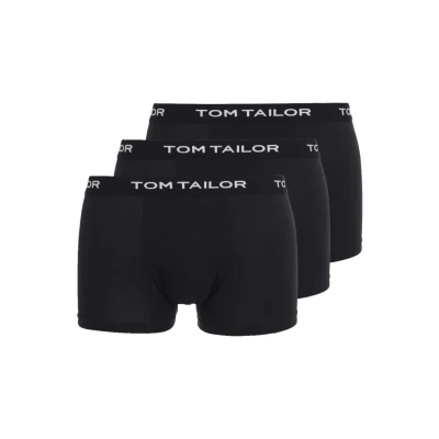 Abbildung von Tom Tailor Underwear Herren Hip Pants 3er Pack 70162 6061 Retroshorts, Schwarz (Black 9303), XX Large (Herstellergröße: XXL/8)