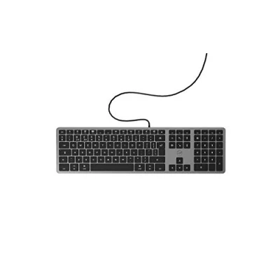 Abbildung von Mobility Lab ML311890 Kabelgebundene Tastatur, QWERTY Layout, ideal für Mac, Schwarz/Space Grey