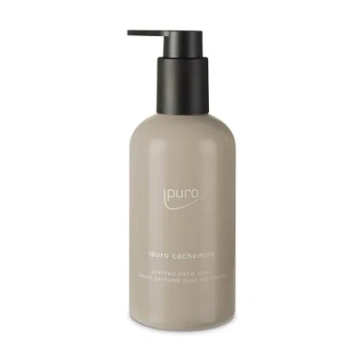 Abbildung von ipuro Classic CACHEMIRE Handseife 250ml Flüssigseife vegan, mit Rose, Johannisbeere und Zedernholz Duft Dermatologisch getestet Seifenspender Beige flüssige für geschmeidige Hände