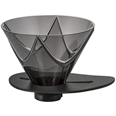 Abbildung von Hario V60 Mugen Kaffee Tropfer, Größe 02, transparent schwarz