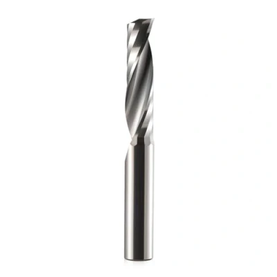 Abbildung von HOZLY Spiralnutfräser 8mm Schaft CNC Fräser, 1 Flöte Schaftfräser Stücke, Schnittdurchmesser, 32mm Nutenlänge Spiralfräser, Upcut Schneidwerkzeug für Acryl, PVC, ABS, Sperrholz