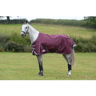 Abbildung von Weatherbeeta Winterdecke Comfitec Plus Dynamic II Standard Neck Medium Maroon/Grau/Weiß 145/195