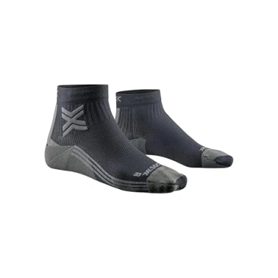 Abbildung von X Socks Run Discover Ankle Laufsocke Schwarz Frau Grösse 37 38