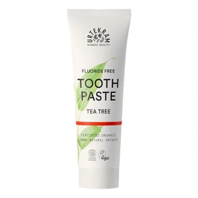 Abbildung von Urtekram Teebaum Zahnpasta Bio Wohltuende Pflege für empfindliche Zähne Fluoridfreie Veganer &amp; natürlicher Ursprung Dental, 75 ml (1er Pack)