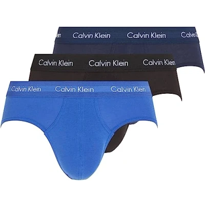 Abbildung von Calvin Klein Underwear HIP Brief 3 PACK Slip, Herren, Größe: Small, Grey
