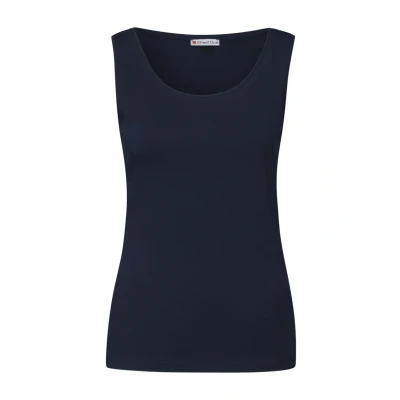 Abbildung von Street One Unifarbe Top, Damen, Größe: 44, Blau