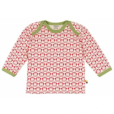 Abbildung von loud + proud Langarmshirt für Kinder, Größe: 86/92, Tomato