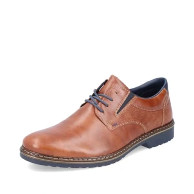 Abbildung von Rieker Herren Low Top Sneaker 16505, Männer Halbschuhe,Laufschuhe,straßenschuhe,Strassenschuhe,Sportschuhe,Freizeitschuhe,braun (24),41 EU / 7.5 UK