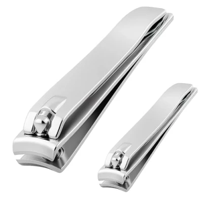 Abbildung von KATX Nagelknipser Set, Robust Edelstahl Nagelzwicker für Fingernägel &amp; Fußnägel, Scharf Langlebig Fingernagel Knipser Männer, Frauen Kinder, Präzise Komfortables Nagelschneidwerkzeug (2 Stück)