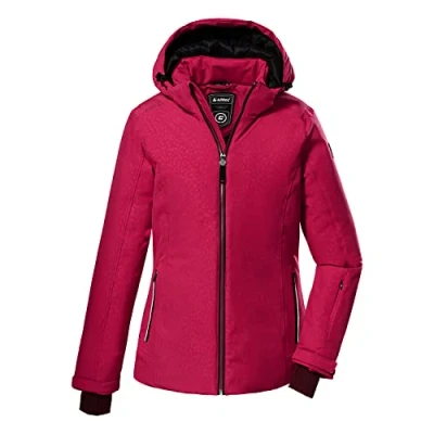 Abbildung von Killtec Damen Ksw 111 Wmn Jckt Skijacke Funktionsjacke mit abzippbarer Kapuze und Schneefang, Rosa, 40 EU