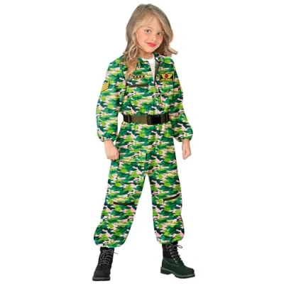 Abbildung von W WIDMANN MILANO Party Fashion Kinderkostüm Kampfjetpilot, Overall, Pilot, Uniform, Faschingskostüme