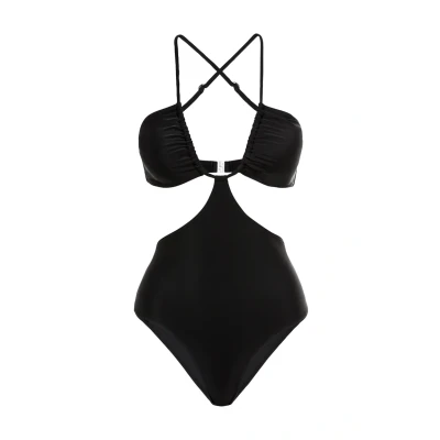 Abbildung von Lascana CUT OUT Badeanzug, Damen, Größe: 32xA/B, Black