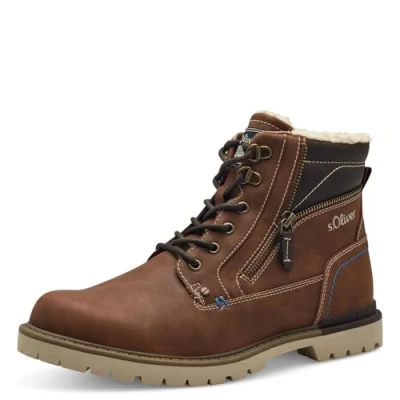 Abbildung von s.Oliver Stiefelette, Herren, Größe: 41, Cognac Schuhe