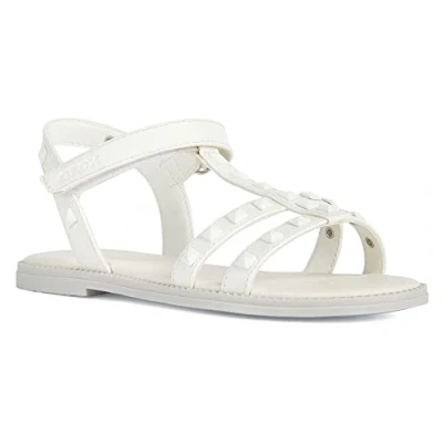 Abbildung von Geox J Karly Girl Sandal, White, 28 EU Schmal