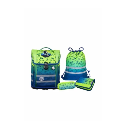 Abbildung von Mcneill Perfecto Schulranzenset 5TEILIG Tagesrucksack Football für Kinder, Größe: One Size,