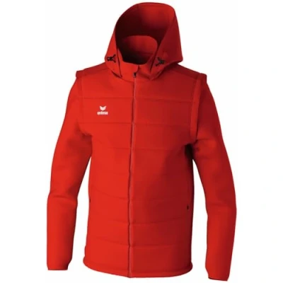 Abbildung von Erima Unisex TEAM Jacke mit abnehmbaren Ärmeln (2062403), rot, 3XL