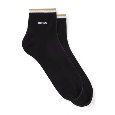 Abbildung von BOSS 2P SH Stripe CC Socken, Herren, Größe: 43 46, Black one
