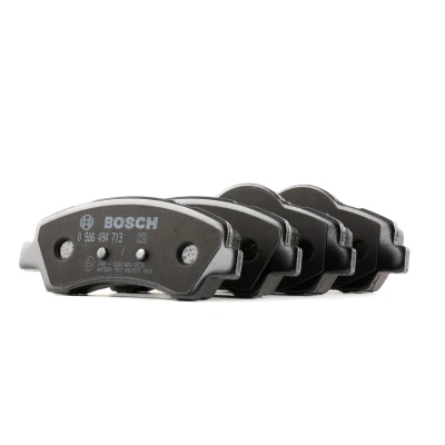 Abbildung von BOSCH 0 986 494 713 Bremsbelagsatz Low Metallic mit Anti Quietsch Blech, Montageanleitung PEUGEOT: 308 II Hatchback, SW Box Body / Estate