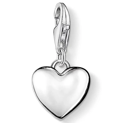 Abbildung von Thomas Sabo Damen Charm-Anhänger Herz Club 925 Sterling Silber 0913-001-12