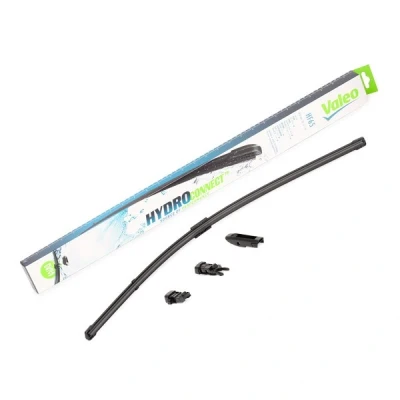 Abbildung von Scheibenwischer Valeo Hydroconnect 578513 650mm vorne Rahmenlos Hakenbefestigung, Top Lock, Stiftbefestigung FIAT: Punto Evo Hatchback