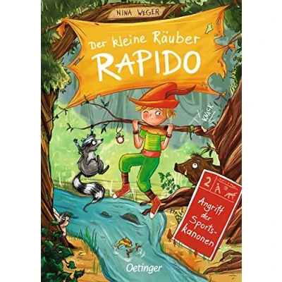 Abbildung von der kleine Räuber Rapido 2. Angriff Sportskanonen: Kinderbuch zum Vor und Selberlesen ab 5 Jahren mit großer Schrift vielen Bildern