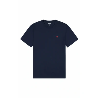 Abbildung von Wrangler SIGN OFF Tshirt basic, Herren, Größe: XXL, Navy