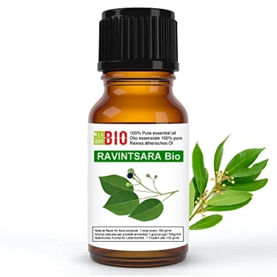 Abbildung von Ravintsara Öl Bio Ätherisches 100% Reines 5 ml Aromatherapie Kosmetik Therapeutische Laborbio